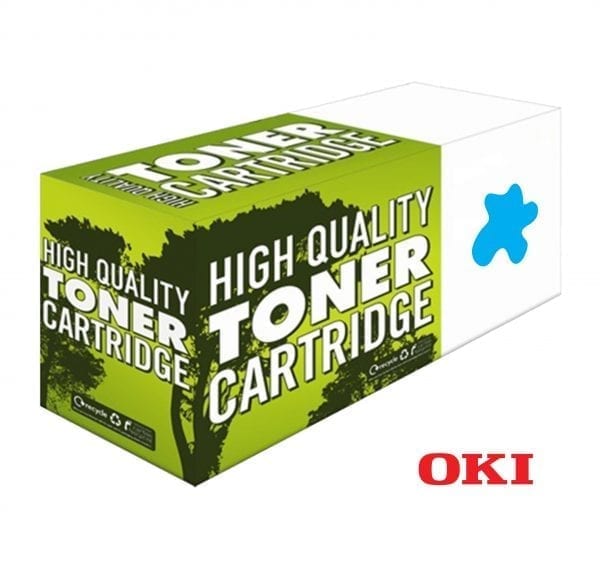 Compatible Oki43381907 Toner Cartridge Cyan